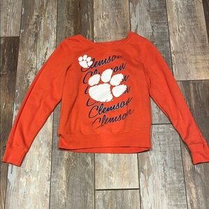 Women’s Orange Clemson Sweatshirt